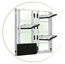 P2.97 Outdoor Fixed LED Display 5000nits Front/Rear Service IP65 Advertising Billboard