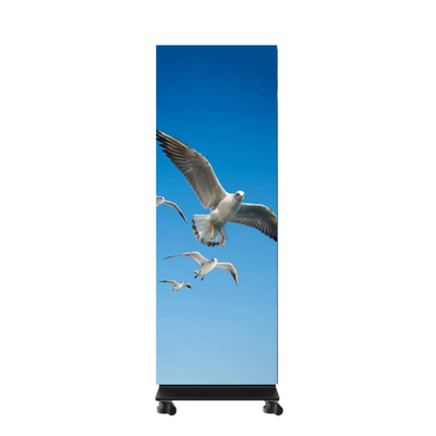 P1.56 LED Poster Display 36.5kg Die-casting Aluminum Cabinet 1x5 For Showing