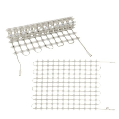 P100 LED Mesh Flexible Screen Transparency 90% IP67 For Outdoor Use