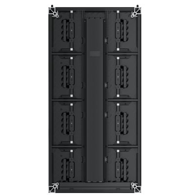 P4.8 Outdoor Fixed LED Display 500X1000mm Aluminum profile IP65 19.5kg