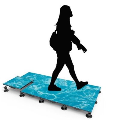 P6.25 LED Dance Floor Display 500*500mm Cabinet 1000-4000nits For Shopping malls