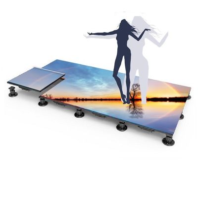 P2.6 Interactive LED Dance Floor Display COD Die-casting AL 500x500mm 1000nits
