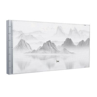 P8 Adhesive Transparent LED Display 3.5KG Per Panel UV Resistance 80% Transparency