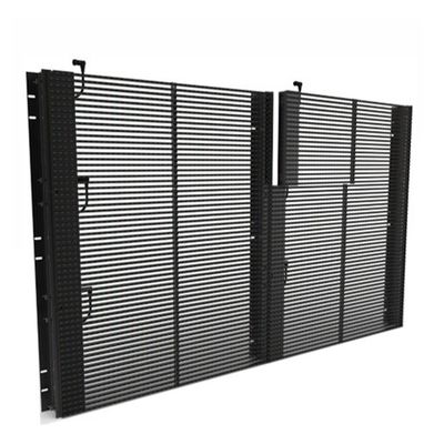 P15.625 Outdoor LED Curtain Display 8000 nits 70% Transparency Waterproof IP67
