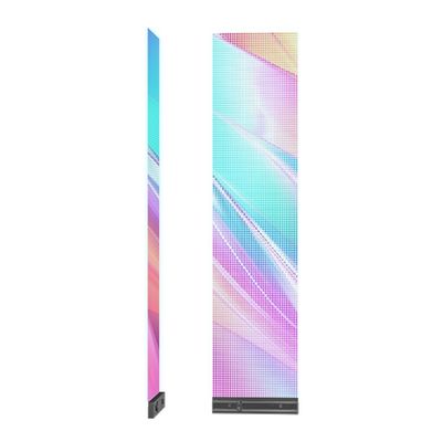 P3.9 Holographic Transparent LED Film Display 6kg/sqm Rear Service 85% Transparency
