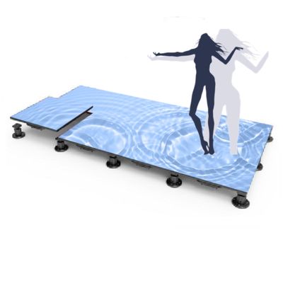 P2.6 Interactive LED Dance Floor Display High Load Bearing 2.5T For Exhibitions