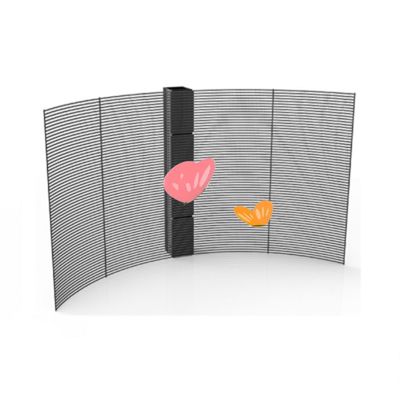 P3.9 Full Color Window Screen 1000x500mm Aluminum Cabinet For Indoor Atriums