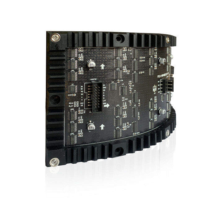Indoor P2.5 Flexible LED Display Screen For Cylinder Mobius Ring 240x120mm