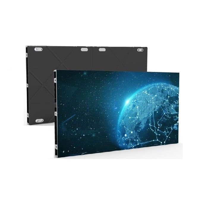 Внутренний P0.9 600x337.5mm Алюминиевый шкаф Плохое светодиодное панель для HD TV студии