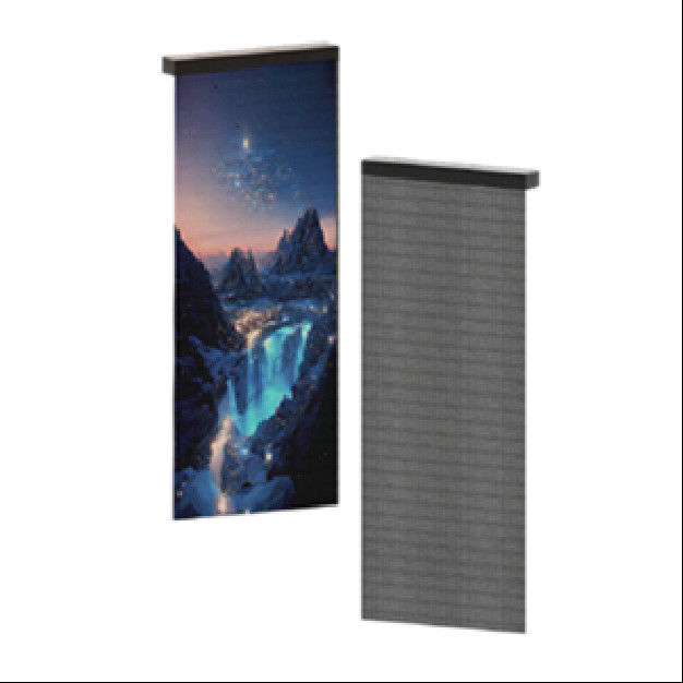 P3.9 Holographic Transparent LED Screen Display Rear Service 6kg/SQM For Galleries
