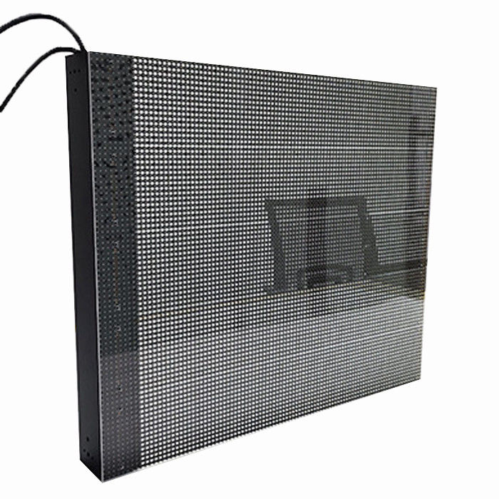 P3.9 Holographic Transparent LED Film Display 6kg/sqm Ultra Thin 6mm For Galleries