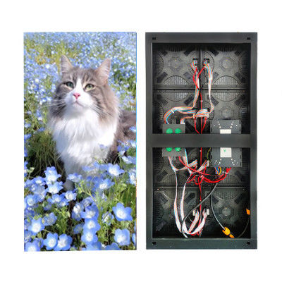 P4.8 마그네트 연결 모듈과 함께 실내 고정 LED 디스플레이 복수 설치 방법