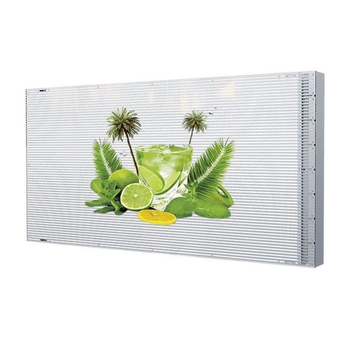 Front Service SMD1921 LED Type 240x1500mm Клейковый прозрачный дисплей для продажи стеклянных окон