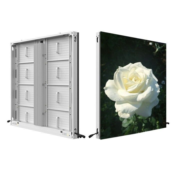 P3.9 Outdoor Fixed LED Display 29kg/sqm Weight 6000nits Front Service IP65