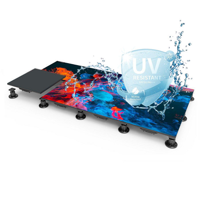 P3.91 Interactive LED Dance Floor Display Front Service For Exhibitions & Gallery