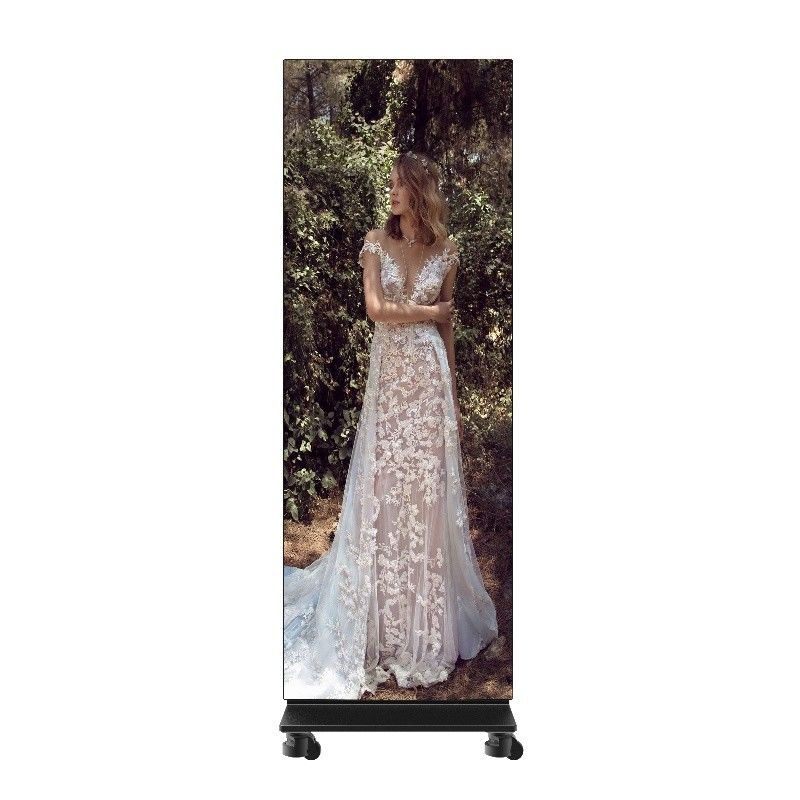 P1.25 Affiche LED debout au sol COB Écran LED Armoire pliable et facile à déplacer