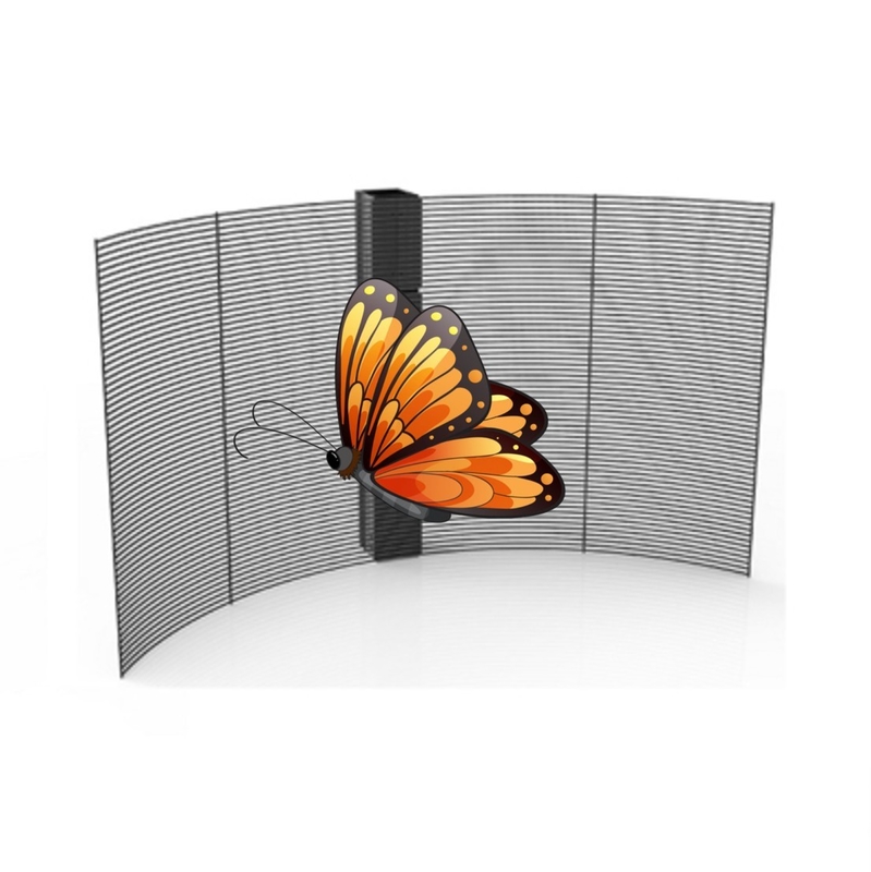 P1.9 Full Color Window Screen with 3.5 kg Weight and 42% Transparency For Indoor Use