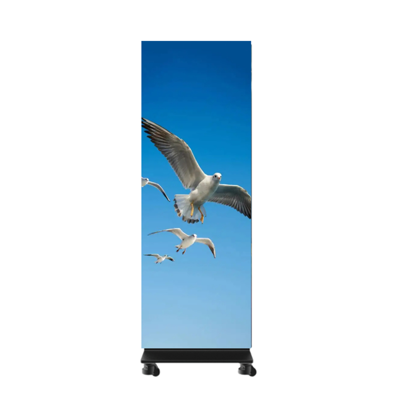 P1.56 LED Poster Display 36.5kg Die-casting Aluminum Cabinet 1x5 For Showing