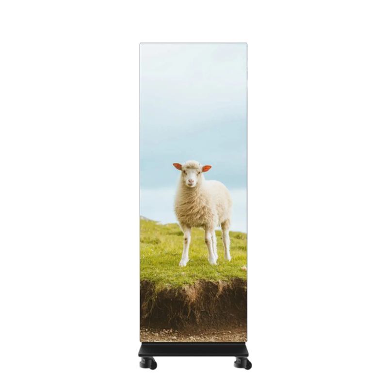 P1.25 LED Poster Display Flip-COB(common cathode) Cabinet 1x5 For Showing