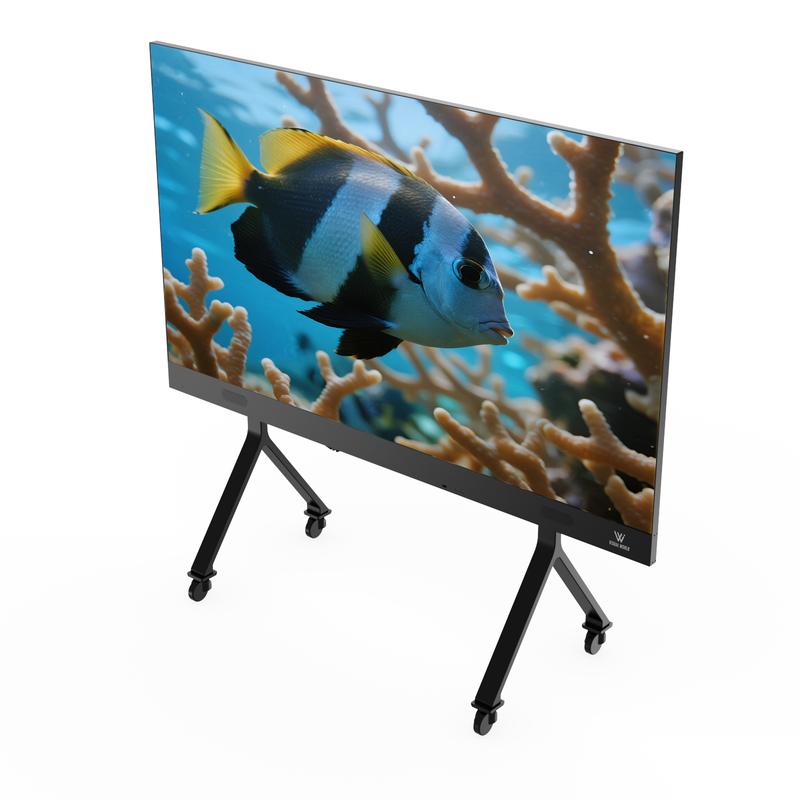 P0.7 Smart Poster Led Screen 6×6 COB Front service 600/2000nits For Present