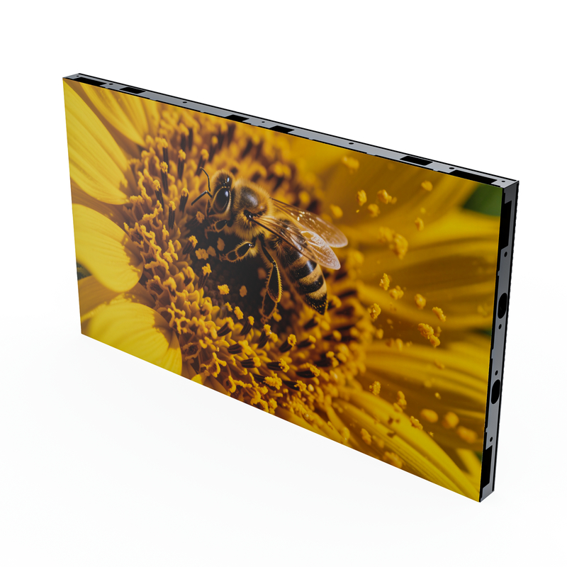 P1.25 Fine Pitch LED Display Die-casting Aluminum Front Service For Shopping Mall