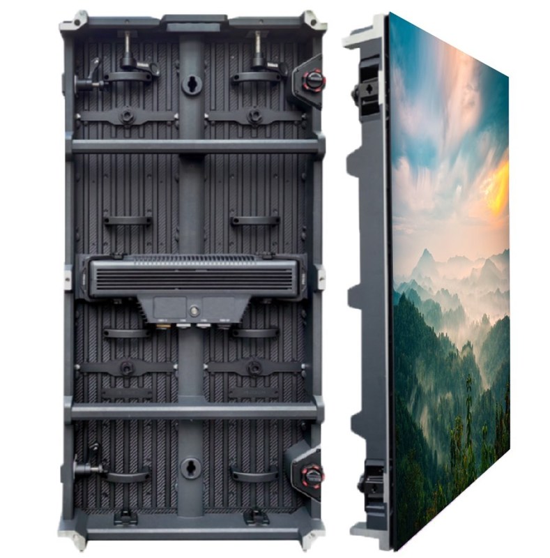 P3.9 Verhuur LED-display spuitgieten AL 500×500/1000mm met Radiaalslotontwerp