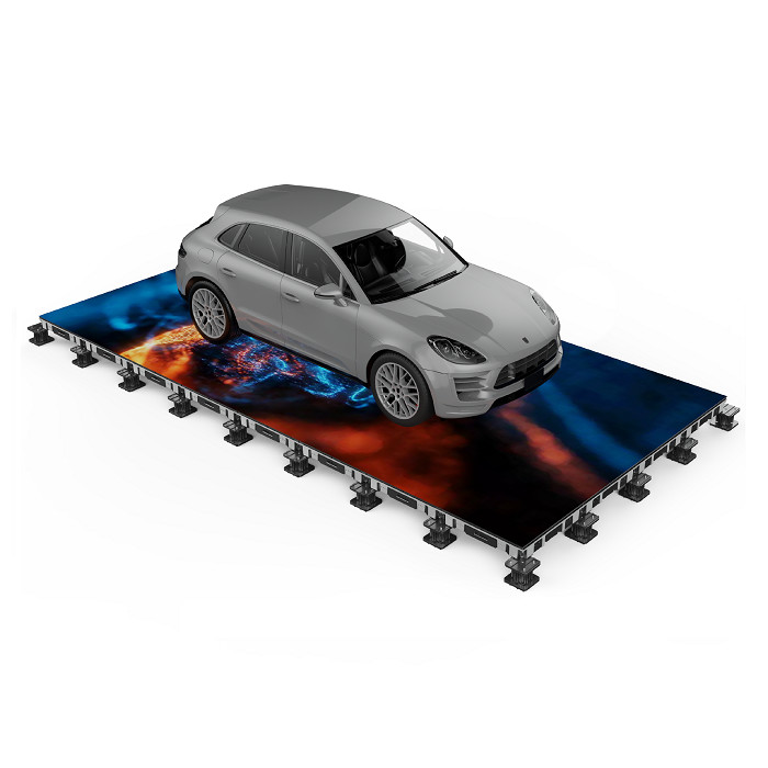 Indoor Dance Floor LED Display , Interactive LED Floor Screen P3.91 For ...