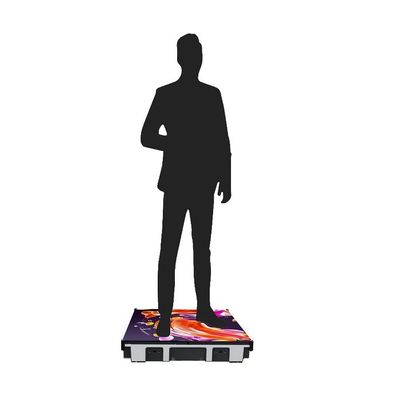 Indoor Dance Floor LED Display , Interactive LED Floor Screen P3.91 For ...