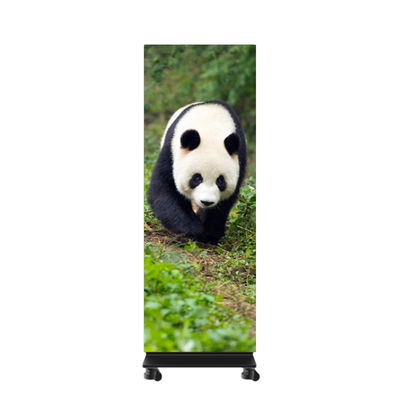 Quality P0.9 LED Poster Display Die-casting AL Foldable Front Service 600x337.5mm factory