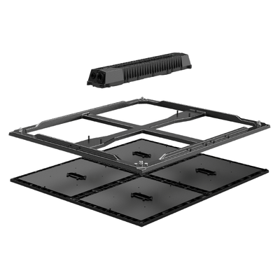 質 P2.5 カーボンファイバー LED ディスプレイ屋外 IP65 SMD1415 7680Hz 600x675mm パネル 工場